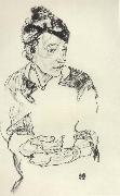 Egon Schiele Portrait of the Artist-s mother oil painting